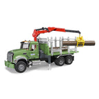 BRUDER - MACK GRANITE TIMBER TRUCK WITH 3 LOGS #02824