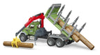 BRUDER - MACK GRANITE TIMBER TRUCK WITH 3 LOGS #02824