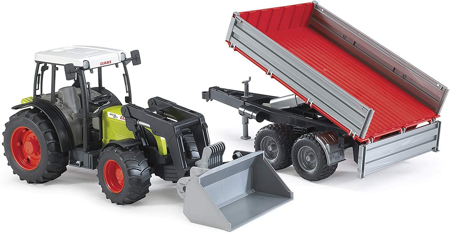 BRUDER - CLAAS NECTICS 267 TRACTEUR REMORQUE