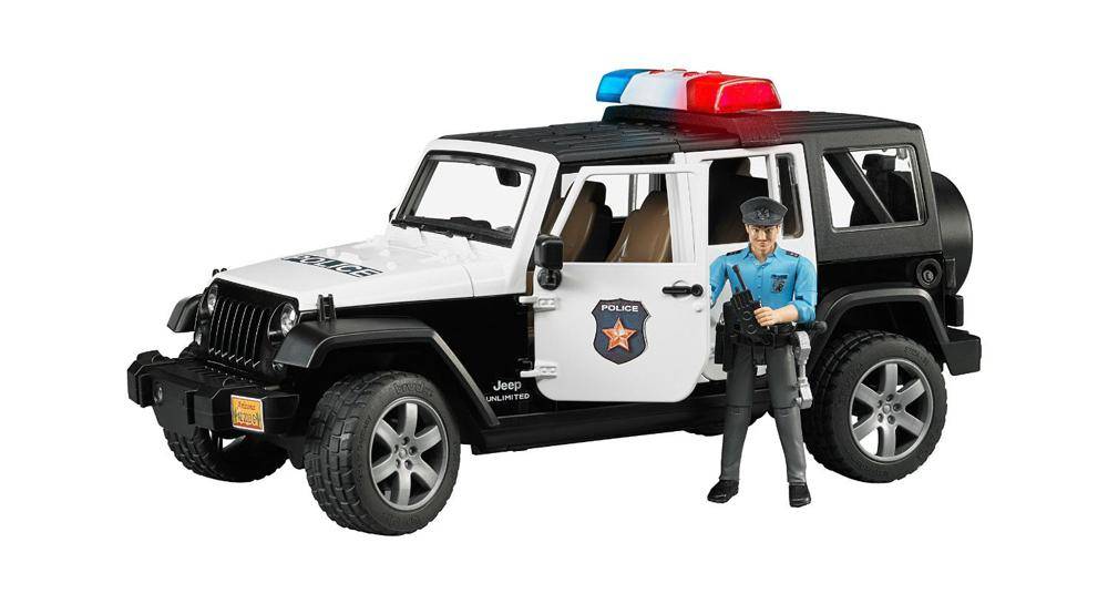 BRUDER - JEEP POLICE WHITE #02526
