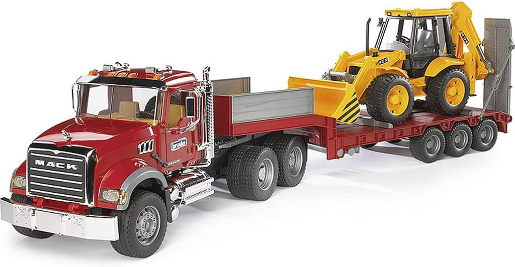 BRUDER - MACK TRUCK AND JCB LOADER #02813