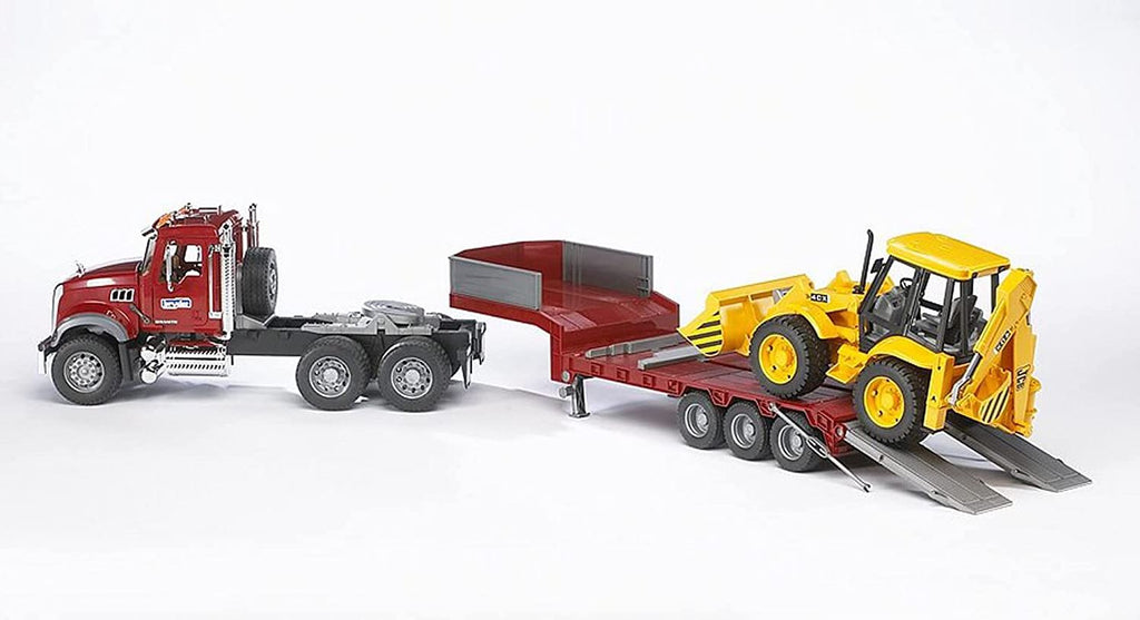 BRUDER - MACK TRUCK AND JCB LOADER #02813