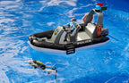 BRUDER - RAM 2500 POLICE PICK-UP WITH L + S MODULE, TRAILER, BOAT, POLICEWOMAN AND DIVER #02507