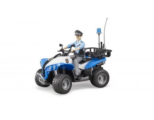 BRUDER - POLICE QUAD WITH OFFICER #63011