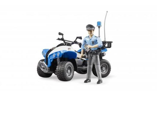 BRUDER - POLICE QUAD WITH OFFICER #63011
