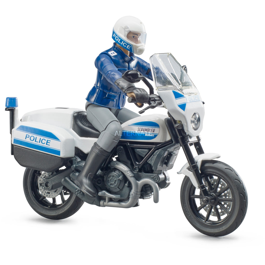 BRUDER - SCRAMBLER DUCATI BWORLD POLICE MOTORCYCLE