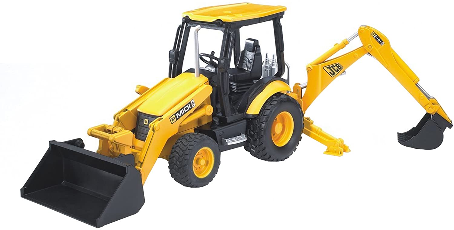 BRUDER - JCB MIDI CX BACKHOE LOADER #02427