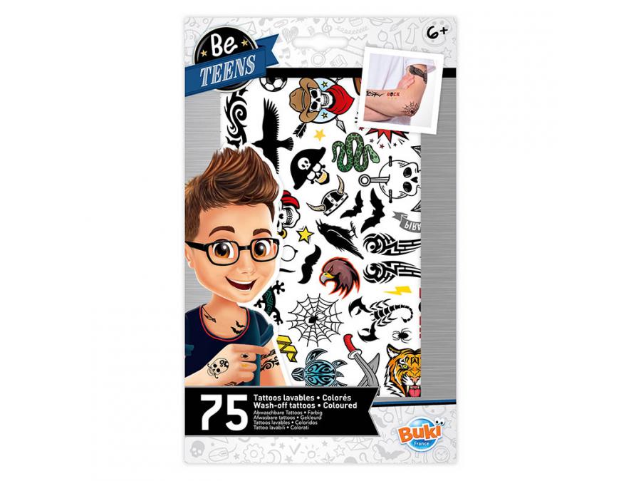 BUKI - 75 WASHABLE TATTOOS - BOYS