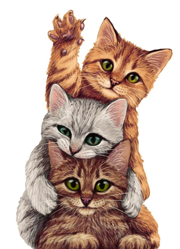 DIAMOND DOTZ CAMELOT - AMBUSHING KITTEN - DIAMOND PAINTING - DIAMOND PAINTING