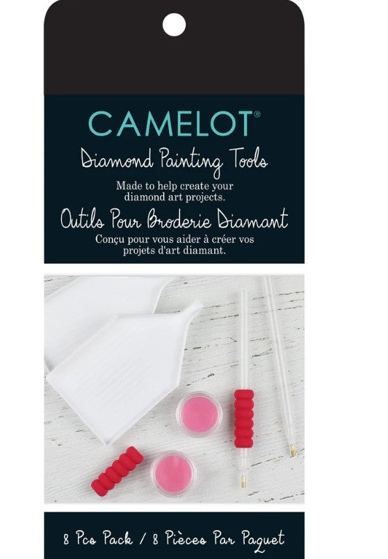 DIAMOND DOTZ CAMELOT - 8 PIECE DIAMOND PAINTING TOOL SET