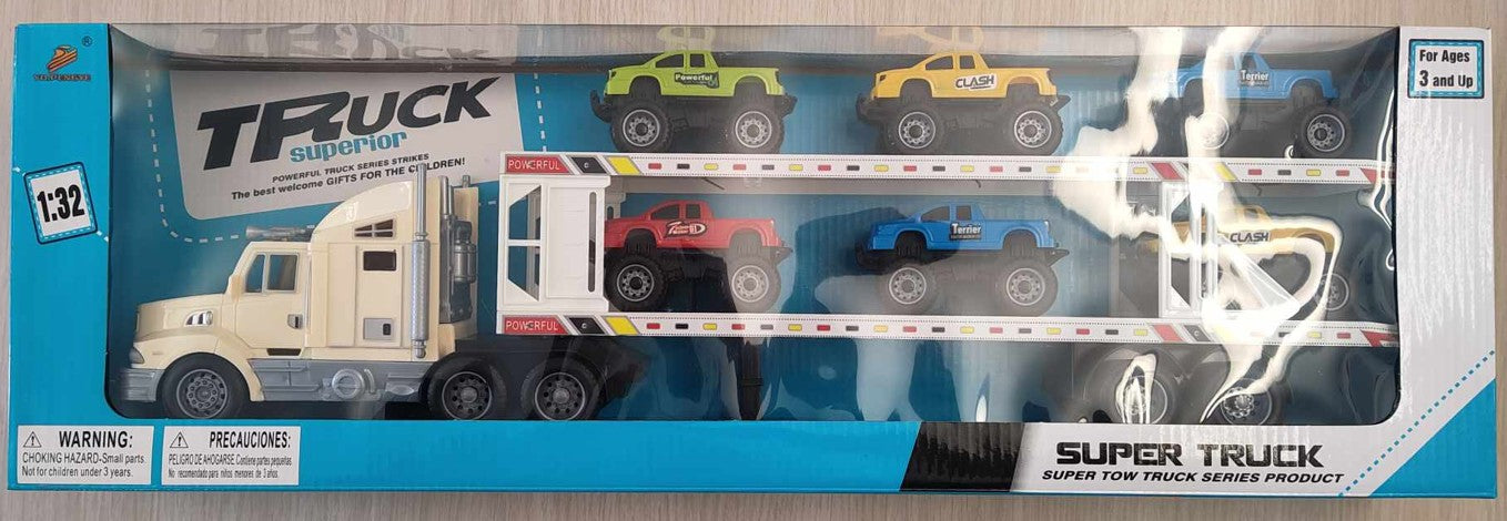 FRICTION LORRY - TRANSPORTS 6 VEHICLES