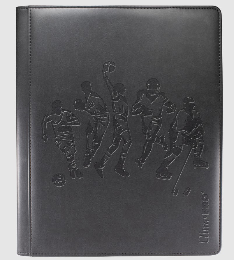 HOCKEY CARD BINDER - UP BINDER PRO PREMIUM SPORTS SILHOUETTES