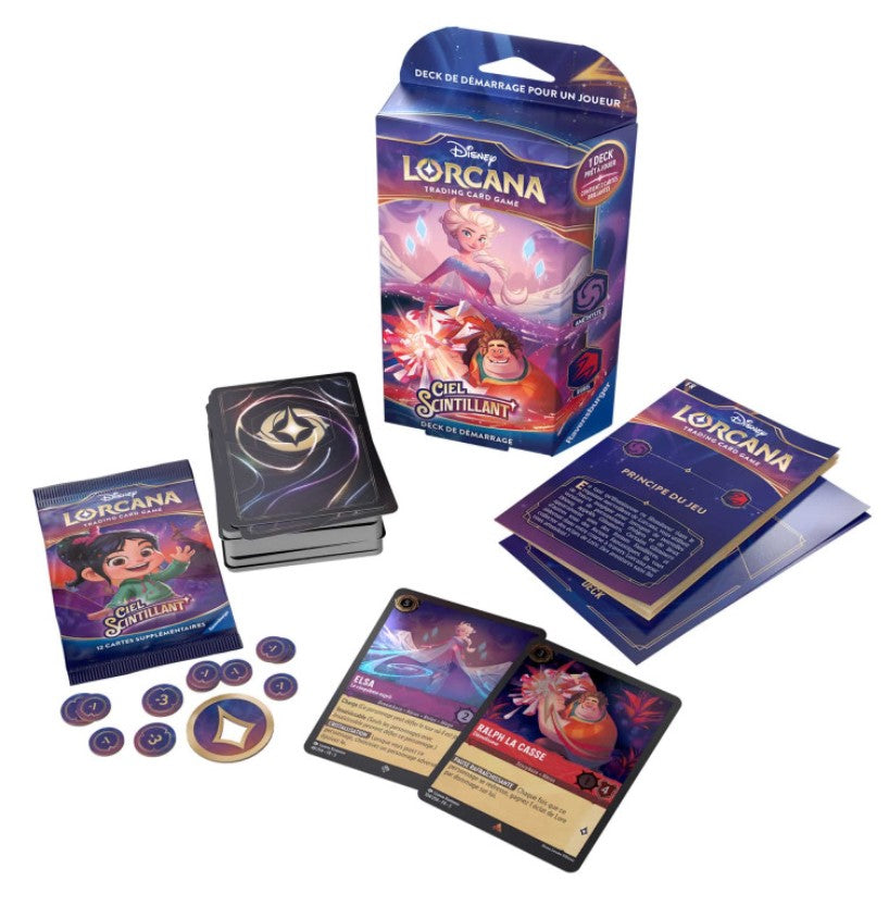 DISNEY LORCANA CARDS - SHIMMERING SKIES - STARTER DECK ASST (FR)
