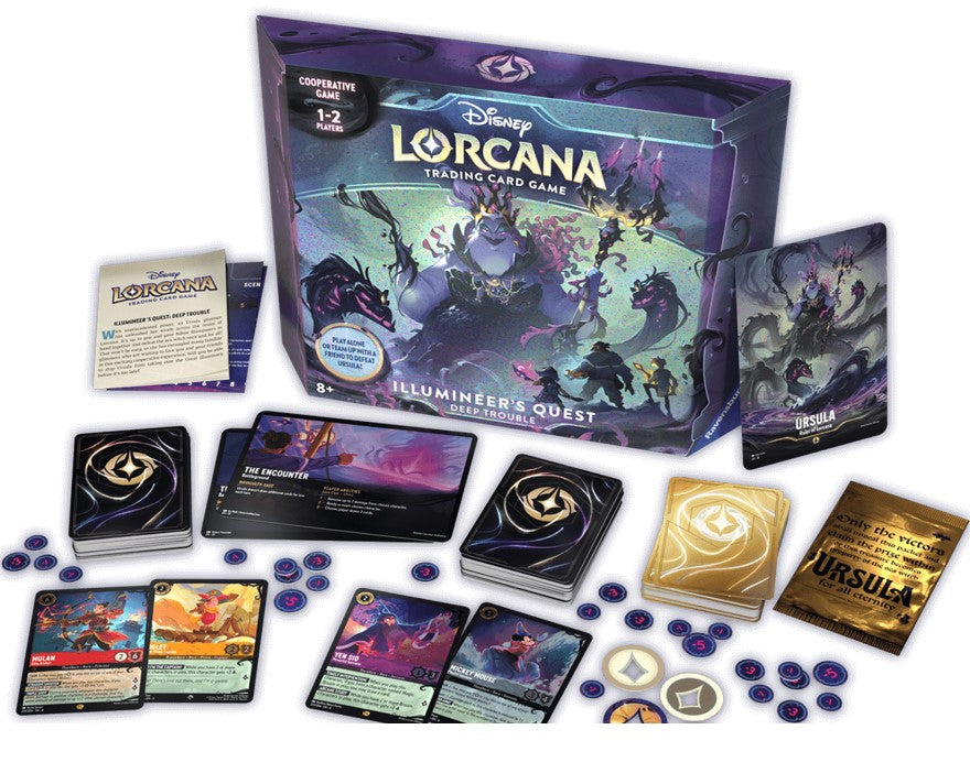 DISNEY LORCANA CARDS - ILLUMINEERS QUEST DEEP TROUBLE (URSULA RETURN) (EN)