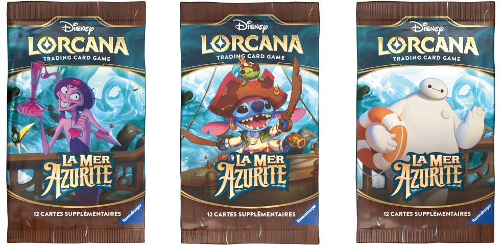 DISNEY LORCANA CARDS - THE AMETHYST SEA - BOOSTER ASST (FR)