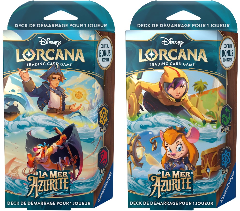 DISNEY LORCANA CARDS - THE FIRST CHAPTER - STARTER DECK ASST (FR)