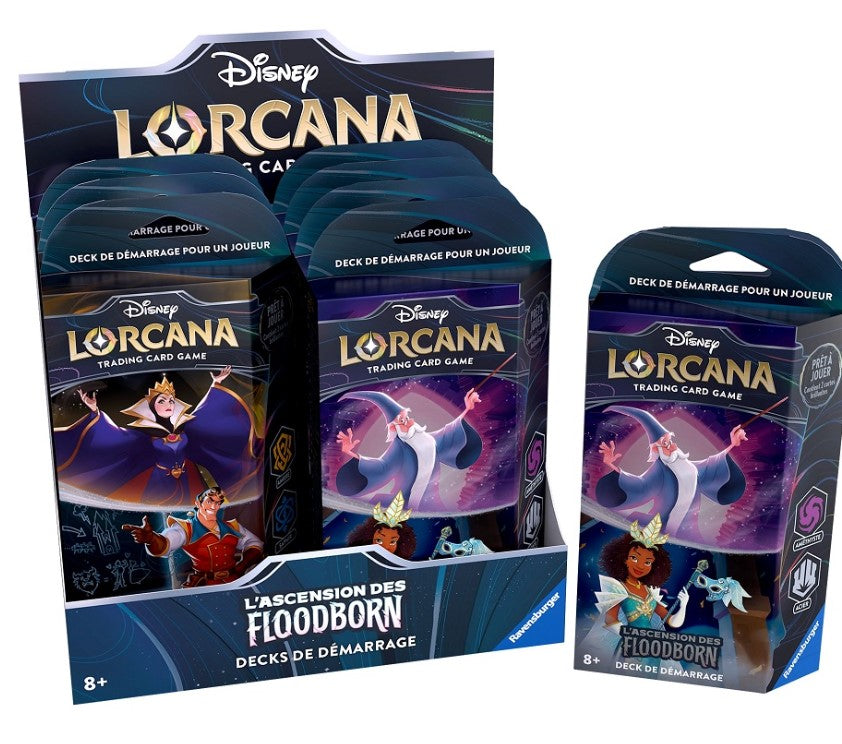 CARTES DISNEY LORCANA - L'ASCENSION DES FLOODBORN - DECK DE DÉMARRAGE ASST - Version française