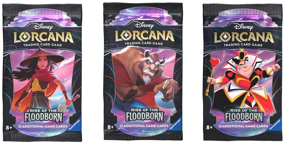 CARTES DISNEY LORCANA - RISE OF THE FLOODBORN - BOOSTER ASST - Version anglaise
