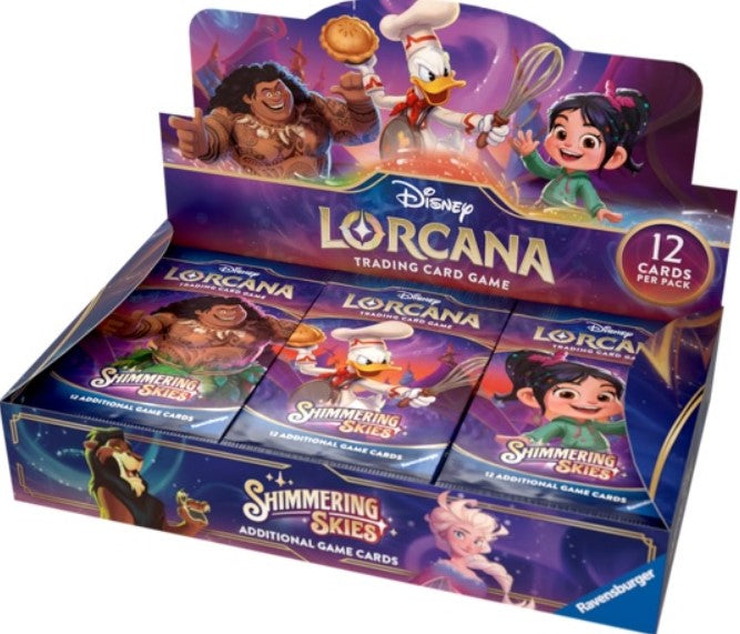 CARTES DISNEY LORCANA - SHIMMERING SKIES - BOOSTER ASST - Version anglaise