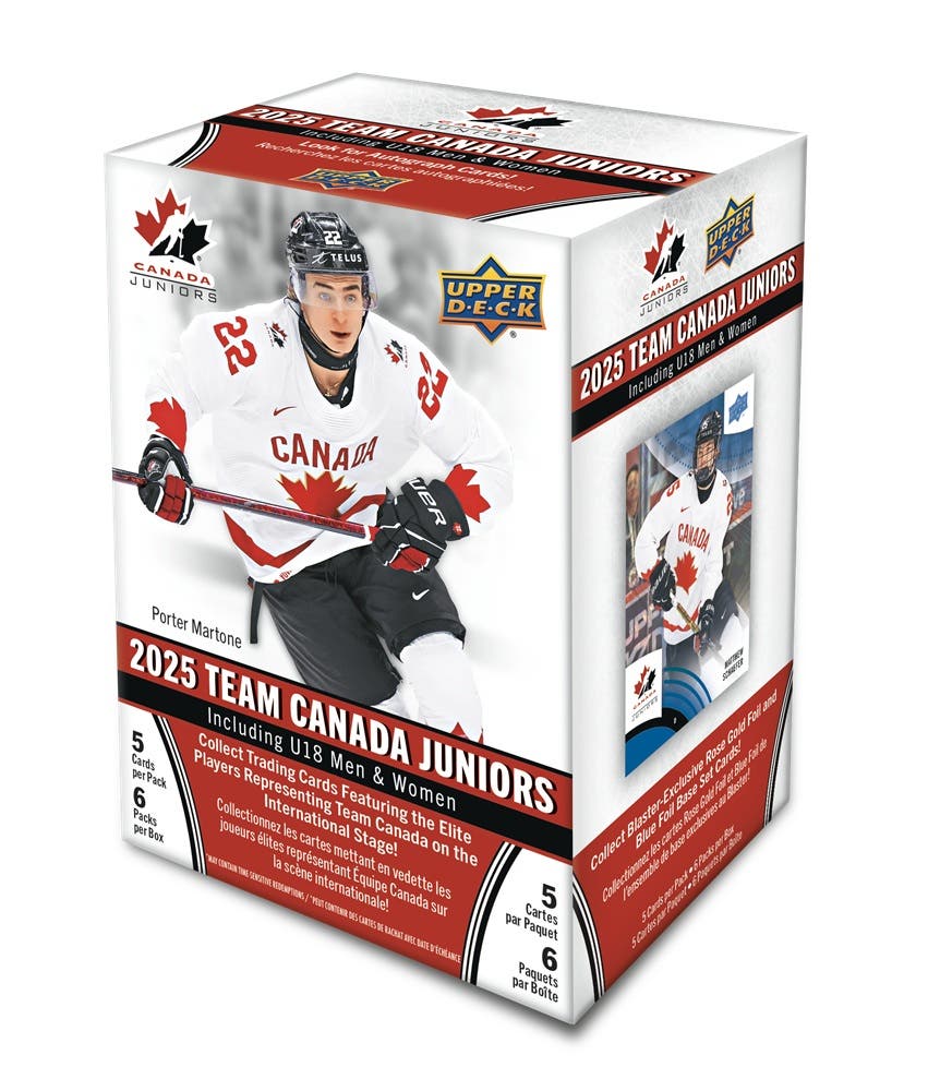 CARTES DE HOCKEY - UD TEAM CANADA JUNIORS HOCKEY 2025