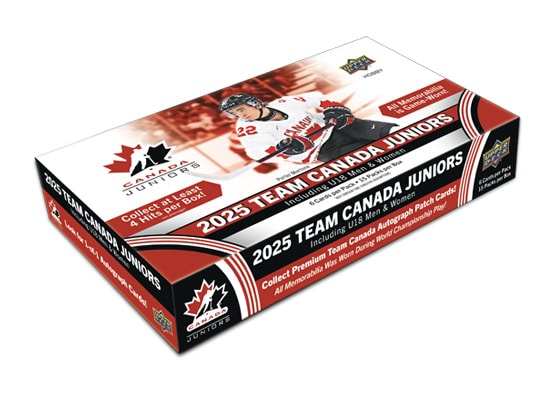 CARTES DE HOCKEY - UD TEAM CANADA JUNIORS HOCKEY 2025