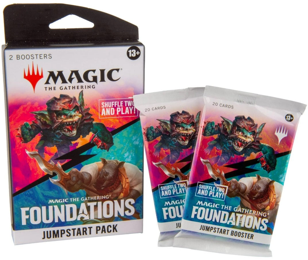 MAGIC THE GATHERING CARDS - MTG FOUNDATIONS JUMPSTART 2 PACK BOOSTER