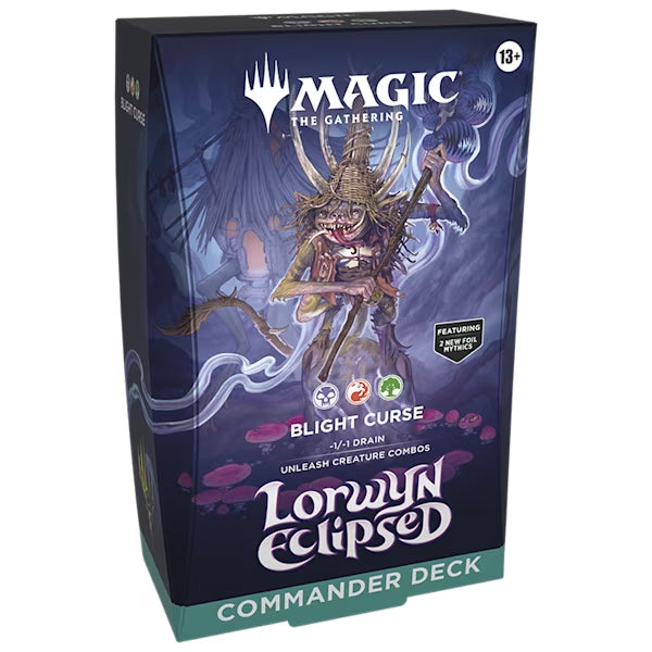 MAGIC THE GATHERING CARDS - MTG LORWYN ECLIPSED COMMANDER - BLIGHT CURSE