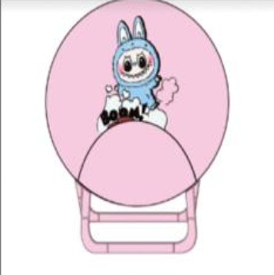 KIDS' ROUND FOLDING CHAIR - LABUBU STYLE