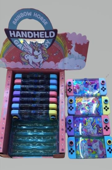 LARGE RAINBOW UNICORN WATER GAME ASST