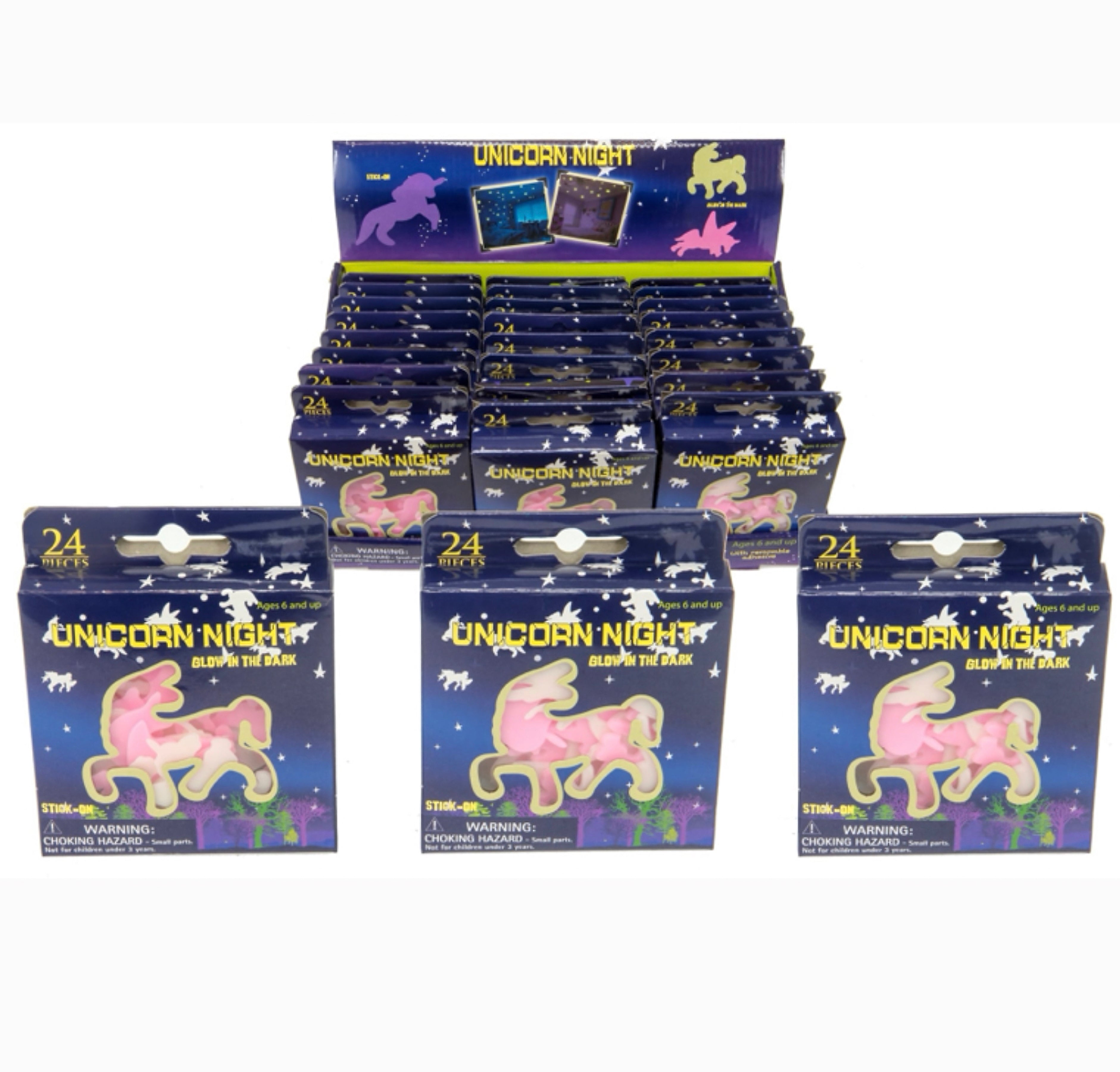 LICORNE GLOW IN THE DARK (2 PIÈCES)