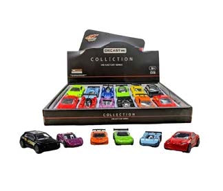 VOITURE DIECAST DE COURSE 4" ASST