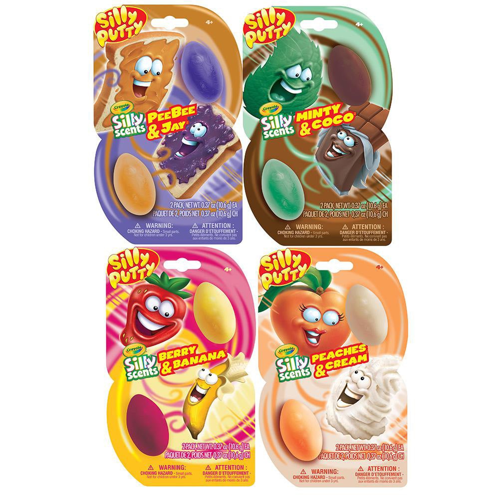 CRAYOLA - SILLY PUTTY SCENTED MIX ASST