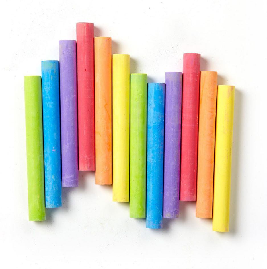 CRAYOLA - 12 BATONS DE CRAIE COULEUR