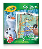 CRAYOLA - 32-PAGE COLOURING BOOK + STICKERS - FROZEN 2 ASST