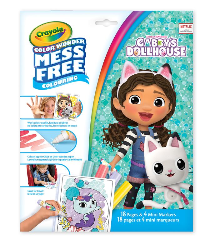 CRAYOLA - COLOR WONDER GABBY'S DOLLHOUSE SET