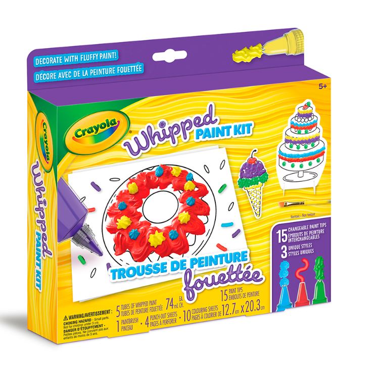 CRAYOLA - WHIPPED PAINT SET