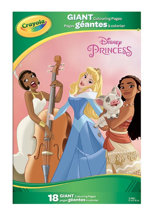 CRAYOLA - PAGES GÉANTES À COLORIER - PRINCESSES