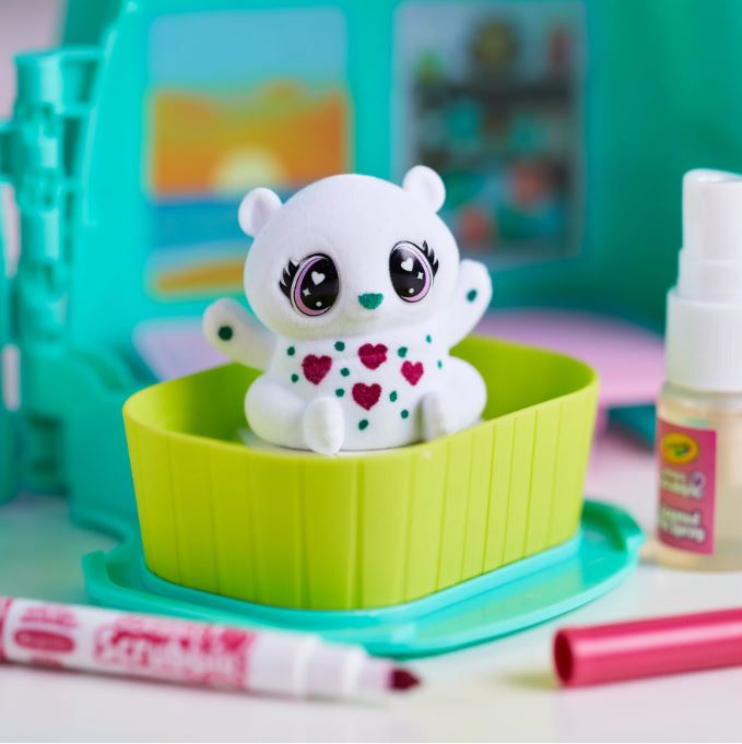CRAYOLA - SCRIBBLE SCRUBBIE - SPA PARFUMÉ POUR ANIMAUX DE COMPAGNIE