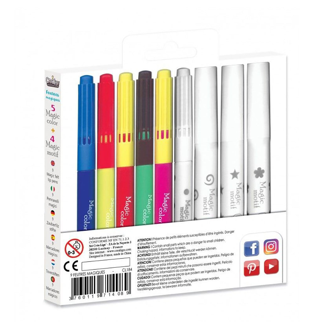 CREALIGN - SET OF 9 MAGIC MARKERS
