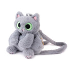 SAC À DOS CHATON MIGNON EN PELUCHE