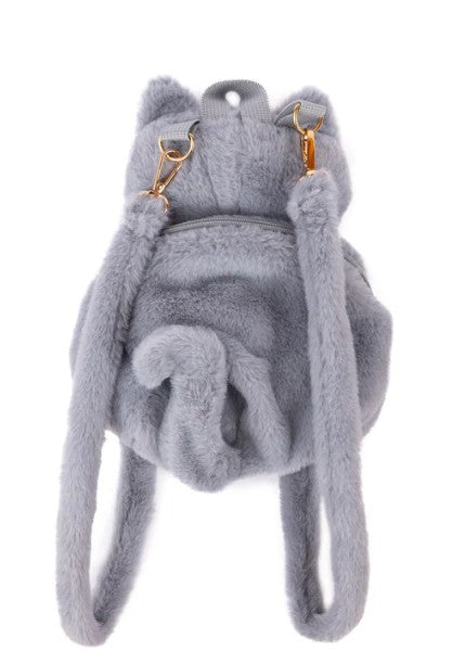 SAC À DOS CHATON MIGNON EN PELUCHE