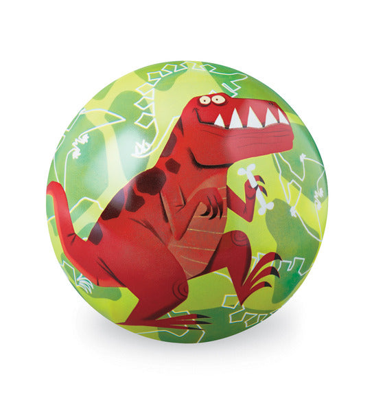 BALLON DE JEU VERT DE 4" - T-REX (DINOSAURE)