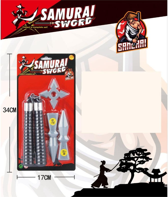 NINJA WEAPONS – NUNCHUCKS, SHURIKENS AND KUNAIS