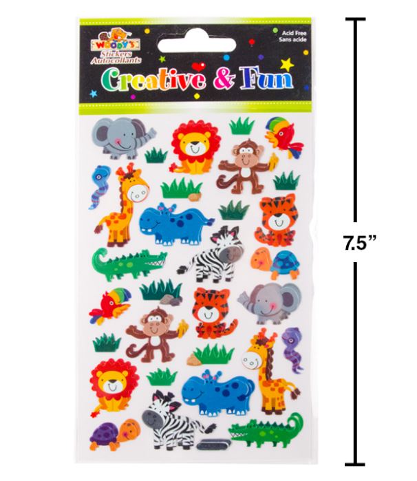 AFRICAN ANIMAL STICKERS