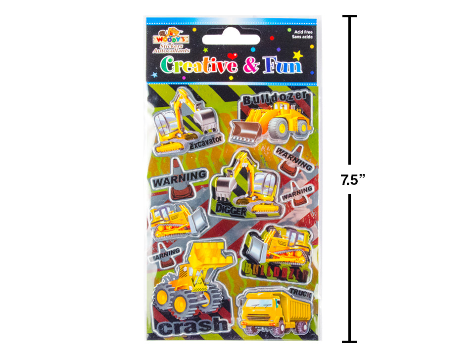 CONSTRUCTION TRUCK STICKERS