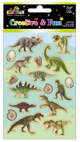 AUTOCOLLANTS DINOSAURES
