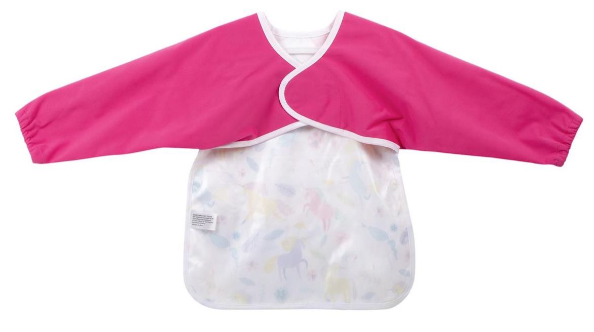 BAVOIR ROSE LICORNE AVEC MANCHES