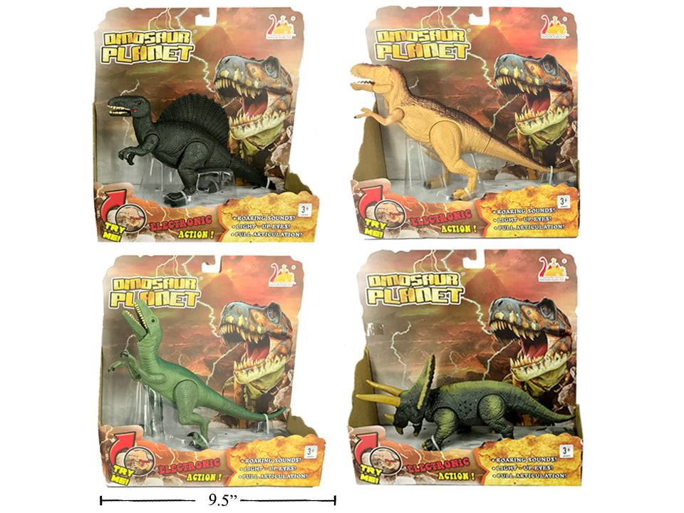 DINOSAURE AVEC YEUX LUMINEUX ET SON ASST