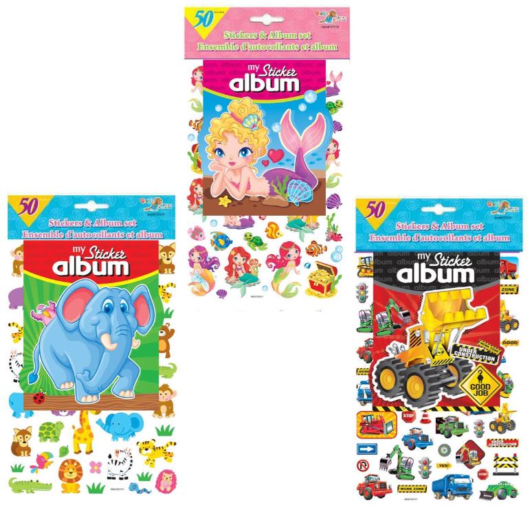 STICKER SET AND ALBUM ASST