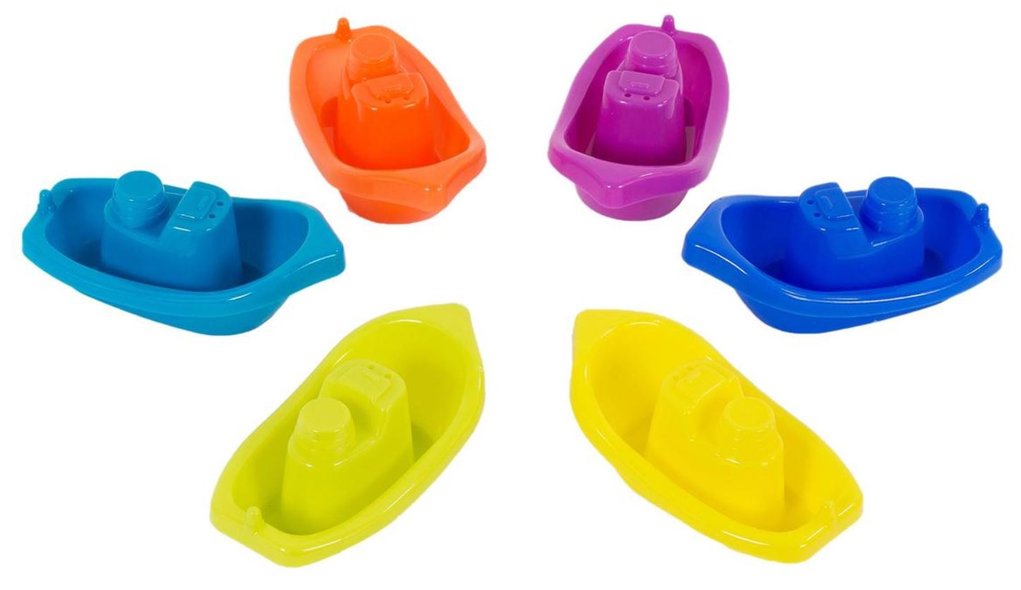 SET OF 3 BATH BOATS